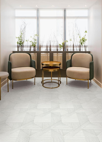 FloorPops FP4948 - Azulejos de piso neutros de 12 x 12 pulgadas