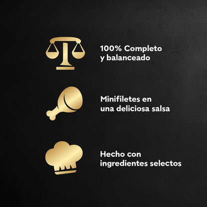 Cesar - Sobres de Alimento para Perros Adultos, Sabor Cordero y Vegetales, 75g c/u., Paquete de 24 Sobres