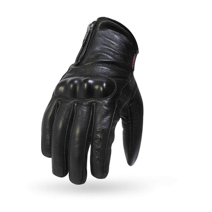 TORC Guantes de Motocicleta para Hombres, Gancho y Bucle, Cuero, De Motocross, Ambidiestra