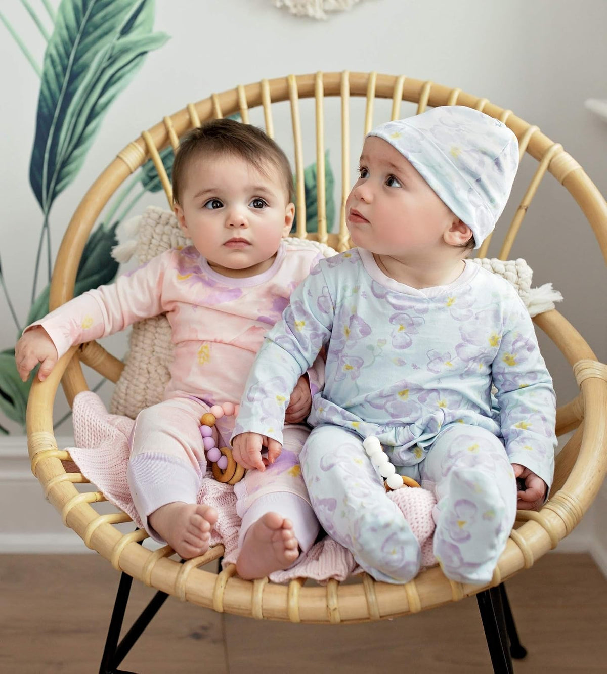 Burt's Bees - Kimono orgánico de una pieza para bebé, Sudadera con capucha de zinc., 6-9 meses