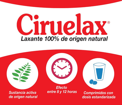 Ciruelax Laxante De Origen Natural Con 50 Comprimidos