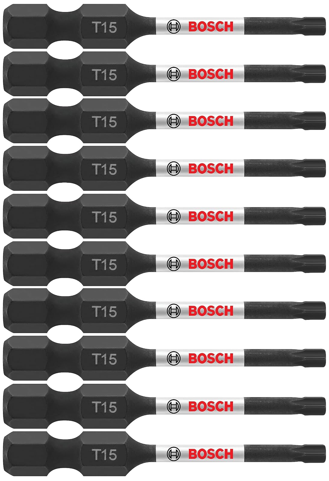 BOSCH ITT152B Impact Tough - Puntas Torx #15 de 2 pulgadas