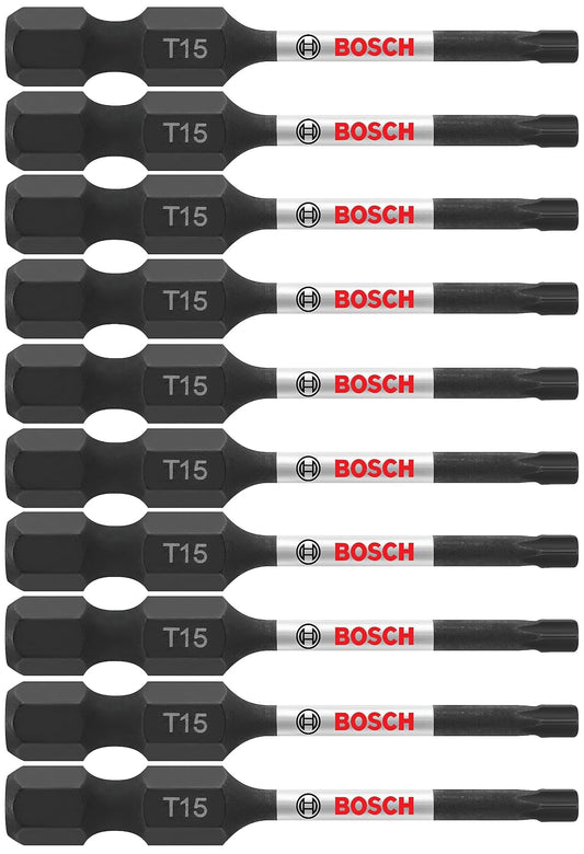 BOSCH ITT152B Impact Tough - Puntas Torx #15 de 2 pulgadas