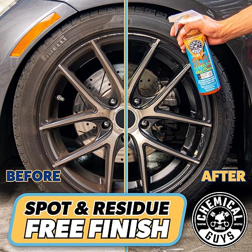 Chemical Guys CLD105 Gel limpiador de ruedas cítricas pegajoso seguro para todos los tipos de ruedas) funciona en automóviles, camiones, SUV, motocicletas, caravanas y más, 128 onzas líquidas 1 galón)