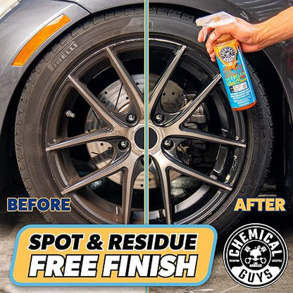 Chemical Guys CLD105 Gel limpiador de ruedas cítricas pegajoso seguro para todos los tipos de ruedas) funciona en automóviles, camiones, SUV, motocicletas, caravanas y más, 128 onzas líquidas 1 galón)