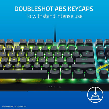 Razer V4 X Teclado mecánico para Juegos: interruptores Amarillos lineales y silenciosos, 6 Teclas Macro - Chroma RGB - Teclas ABS Dobles - Teclas de Rodillo y Medios Snap Tap - Edición
