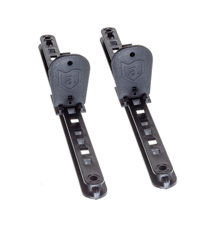 attwood 11940-2 - Juego de 2 Pinzas universales Ajustables para Kayak con Bloqueo de gatillo, Acabado Negro, 15 Pulgadas