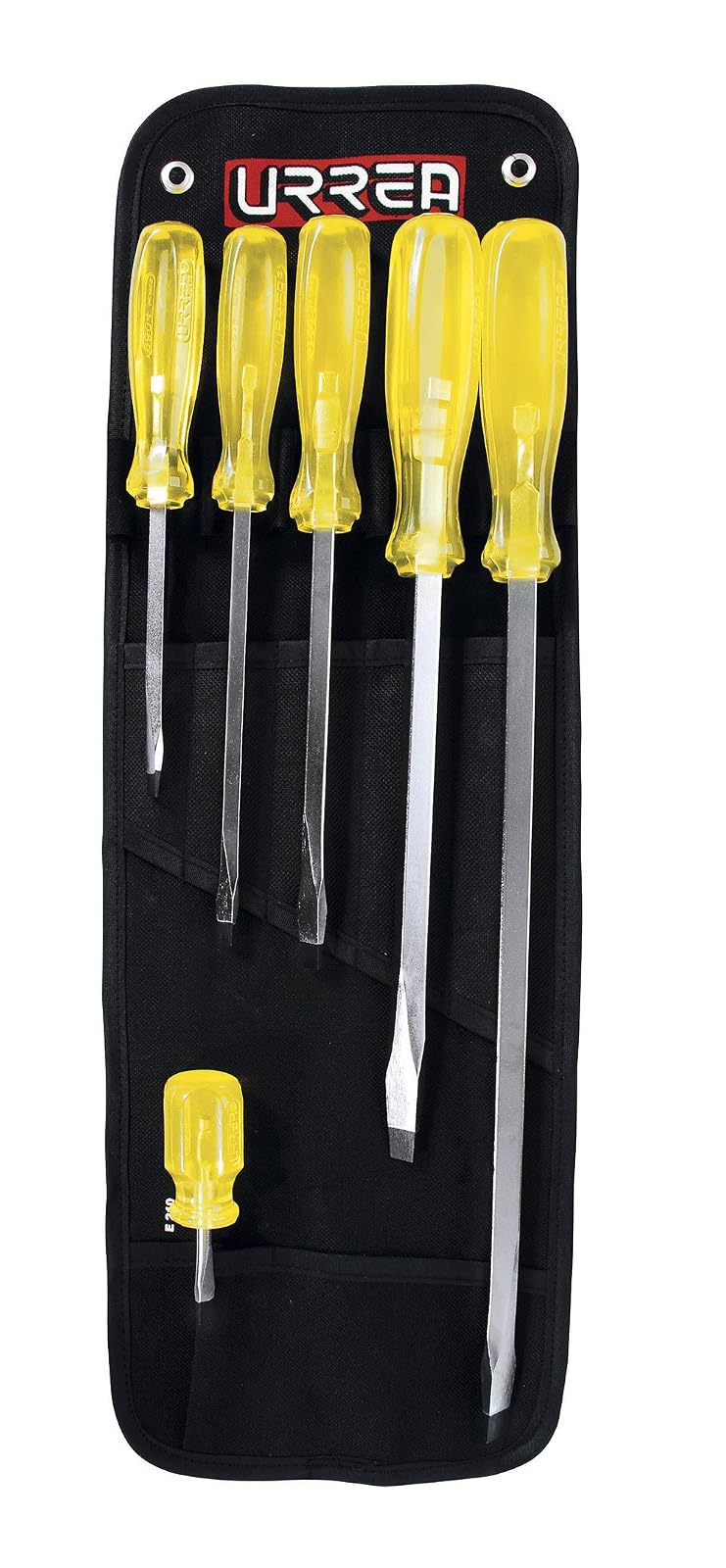 Urrea Juego de Destornilladores Mango Ámbar Combinados - 6 piezas 9800A