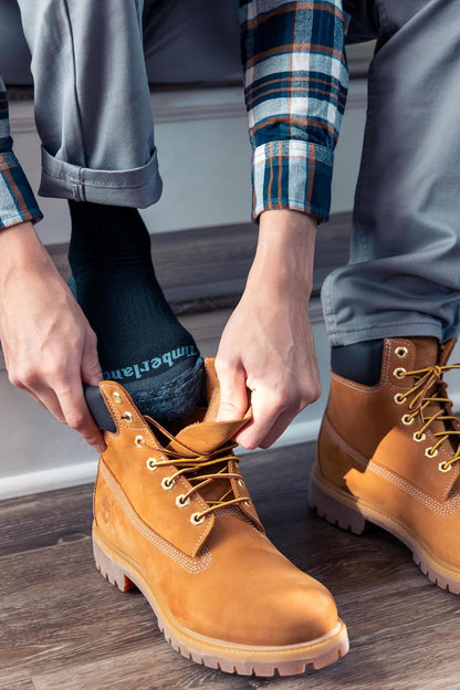 Timberland Socks, Comfort Quarter Socks, Arch Support, Padded Cushion, Moisture Control Calcetines Hombre