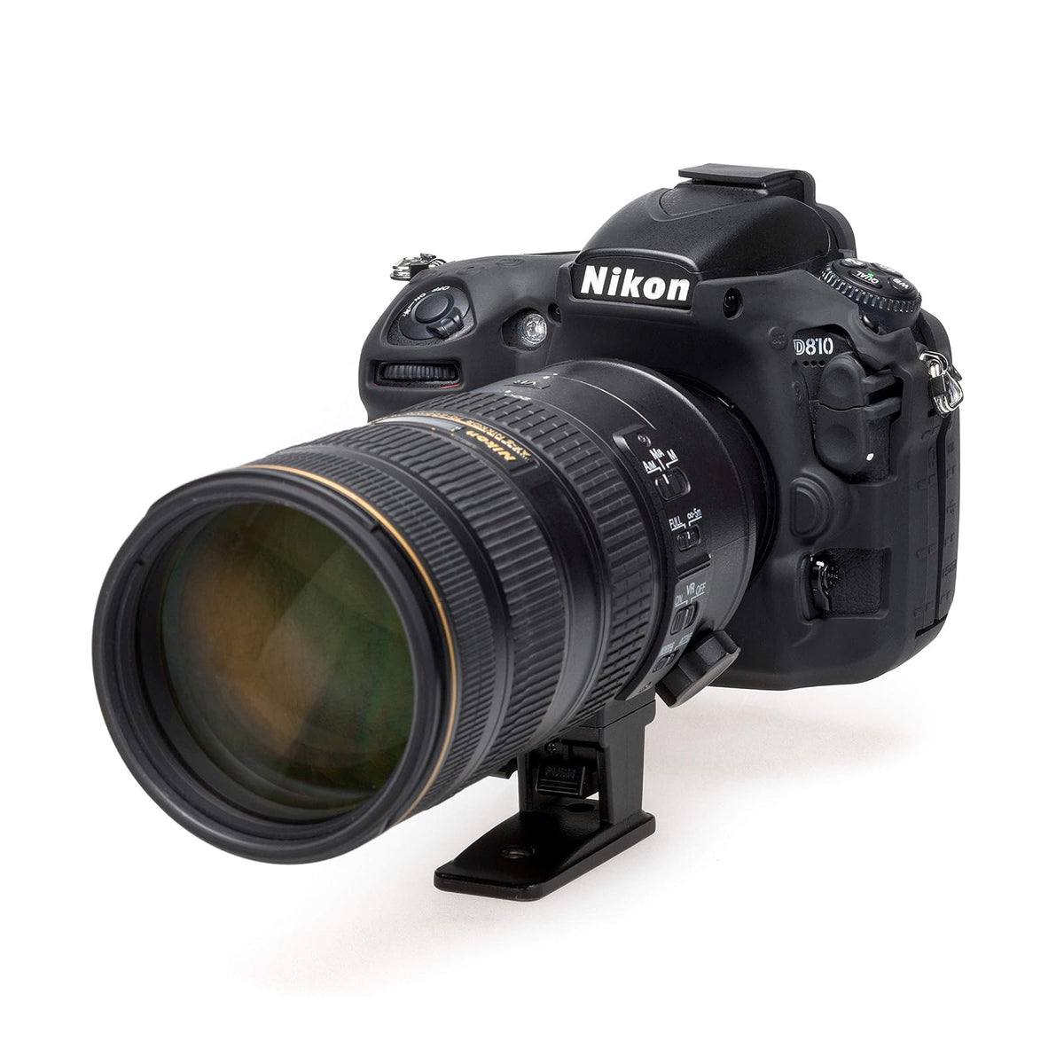 easyCover Silicone Protection Cover for Nikon D810 Camera, Black