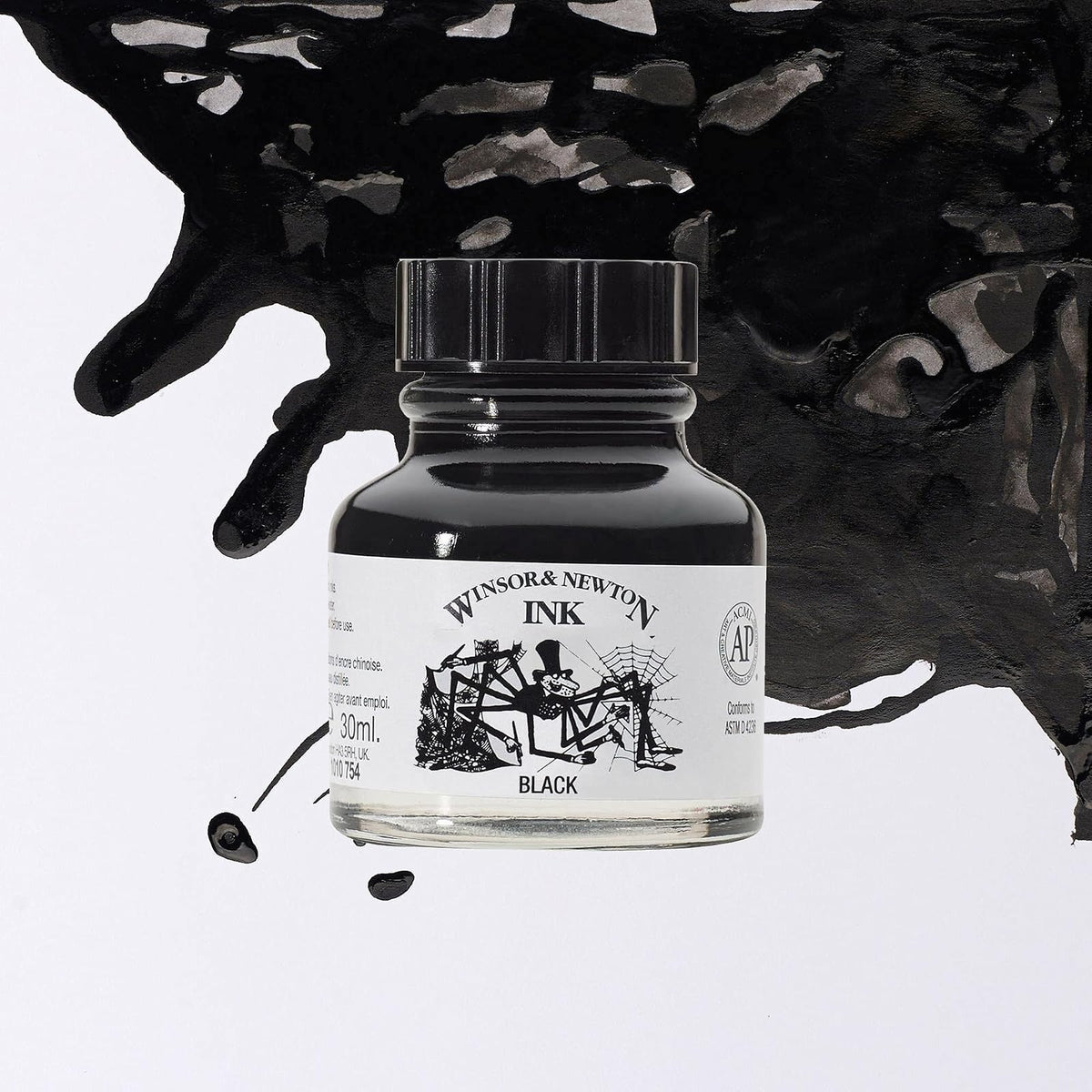 Winsor & Newton 1010030 TINTA W&N NEGRA S/GOT 30ml 13693