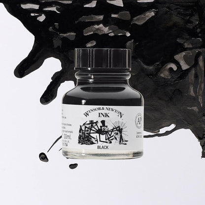 Winsor & Newton 1010030 TINTA W&N NEGRA S/GOT 30ml 13693