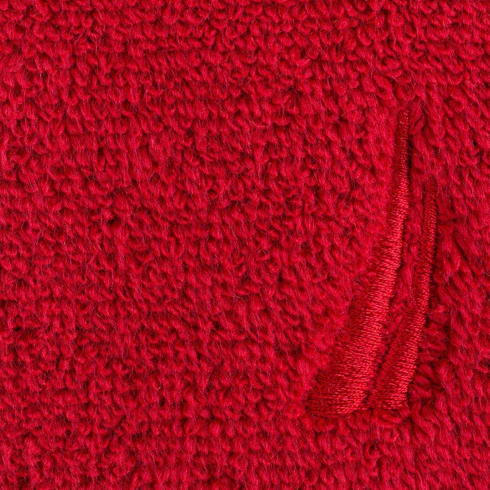 Nautica, Toalla Medio Baño 100% Algodón, Color Rojo, Montford.