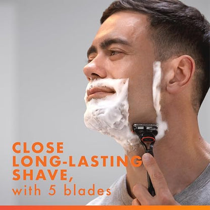 Gillette - Recambios de cuchillas de afeitar Fusion5 para hombre, 10 unidades + recambios de cuchillas Fusion5 Proglide, 2 unidades