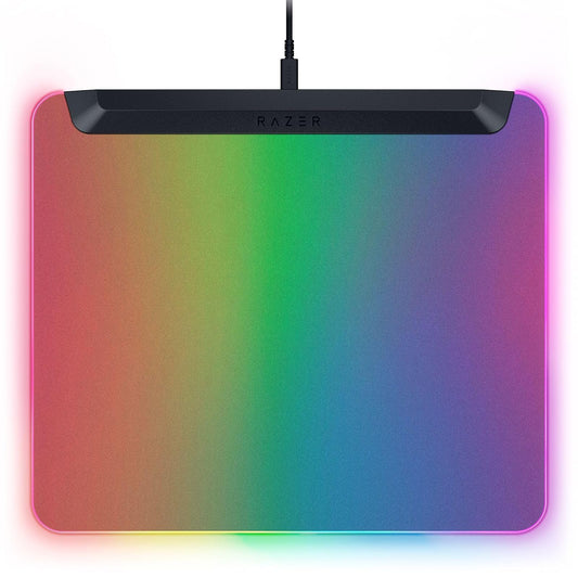 Razer Firefly V2 Pro - Alfombrilla de Mouse RGB Totalmente iluminada para Juegos: diseño retroiluminado, iluminación Croma de 15 Zonas, Puerto USB 2.0, Cable USB Tipo C Desmontable, Superficie
