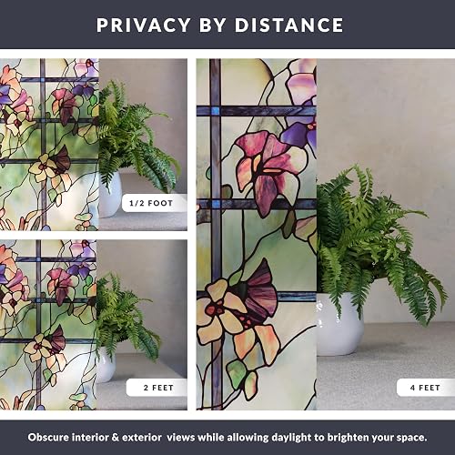 ARTSCAPE Trellis Window Film, 24" x 36", Multicolor