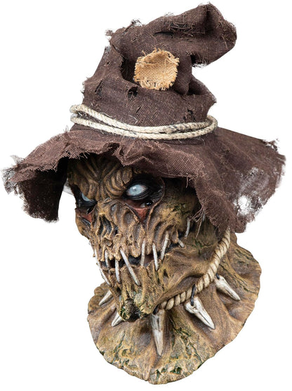 Ghoulish Productions Possessed Scarecrow, Máscara de Espantapajaros Poseído, Disfraz de Espanta Pajaros de Miedo Ideal para Halloween y Fiestas de Disfraces