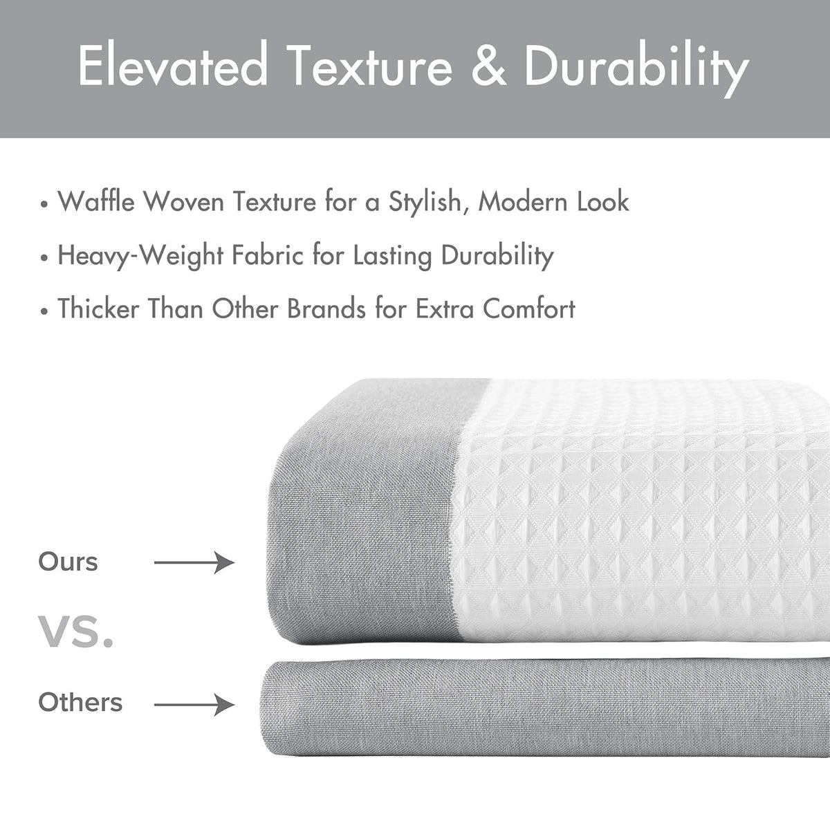 Madison Park – SPA Waffle Ducha, Gris, Gris, 72x72, 1