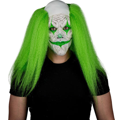 Ghoulish Productions Aplicaciones De Látex Green Clown Face 3 piezas, Efectos para Cosplay Cara de Verde FX para Disfraz, Protesis de tres Piezas ideal para y Fiestas Temáticas