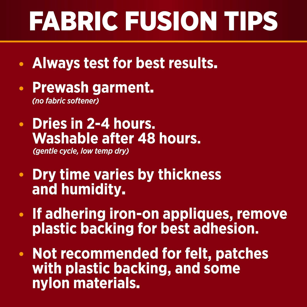 Aleene's Fabric Fusion Adhesivo para tela, Pegamento en lápiz para ropa, Transparente, 2pk, 1