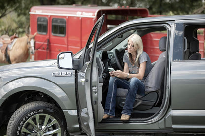 Covercraft Carhartt SeatSaver - Fundas de Asiento Personalizadas | Se Adapta a Ford F-150 2015-2018 (excluye Raptor) | Asientos de cubeta de Primera Fila, Grava de Tela de Pato