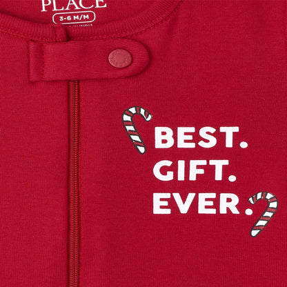 The Children's Place and Kids, Sibling Matching, Christmas Pajama Sets, Fleece Durmientes para bebés y niños pequeños bebés niñas