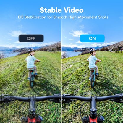 AKASO Brave 4 Cámara Deportiva 4K 20MP Cámara de Acción para Moto Ciclismo | Cámara Acuática Sumergible con EIS, WiFi, modo de conducción, 5X Zoom, kit de accesorios, para Deporte al aire libre/a diario