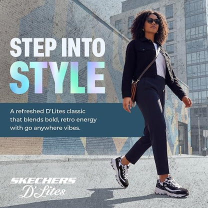 Skechers D'LITES-BIGGEST FAN, Mujer