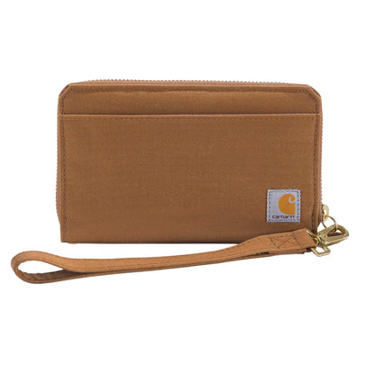 Carhartt Casual Canvas Lay Flat Clutch Wallets for Women Billetera Mujer