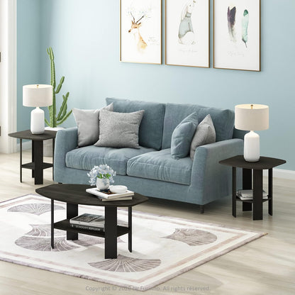 FURINNO 11179CRM - Mesa de Centro de diseño Simple