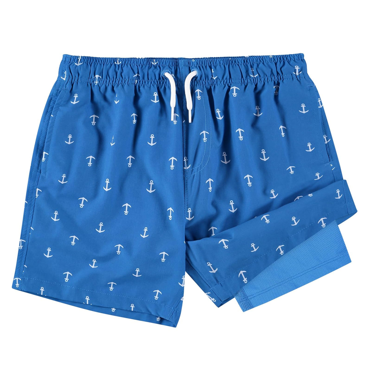 Kanu Surf Traje de Baño con Forro de Compresión para Niño - 15-16 - Shoreline Royal Blue