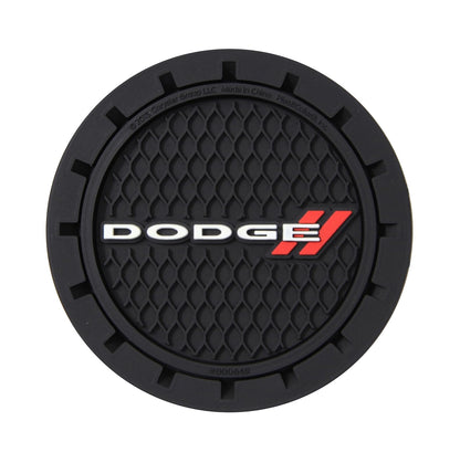 Plasticolor 000649R01 Dodge Logo Auto Automóvil Camión SUV Portavasos Portavasos Paquete de 2
