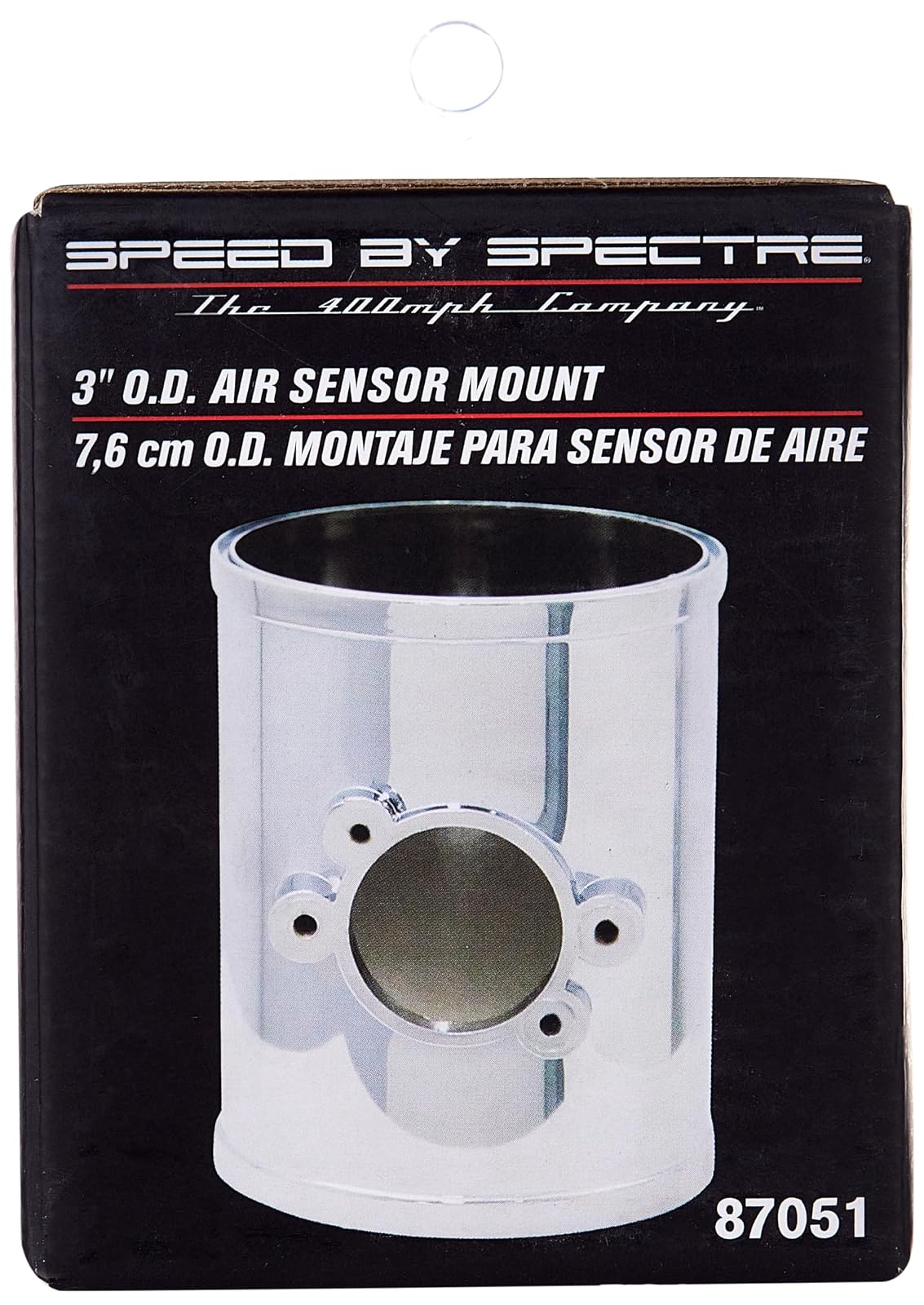 Spectre Performance Montaje de Sensor MAF, Plateado/Negro, SPE-87051