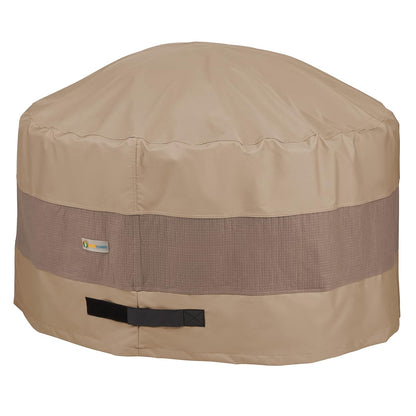 Duck Covers - Funda de Chimenea Redonda Impermeable de 34 Pulgadas, Cubierta de Chimenea para Exteriores