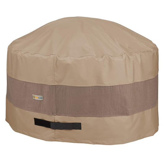 Duck Covers - Funda de Chimenea Redonda Impermeable de 34 Pulgadas, Cubierta de Chimenea para Exteriores