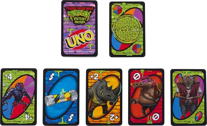 Mattel Games UNO - Juego de Cartas para niños y Noches Familiares, Fiestas, Viajes, Camping y más