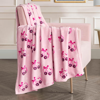 Juicy Couture - Manta de Felpa para Discoteca, 50 x 70 Pulgadas, Color Rosa