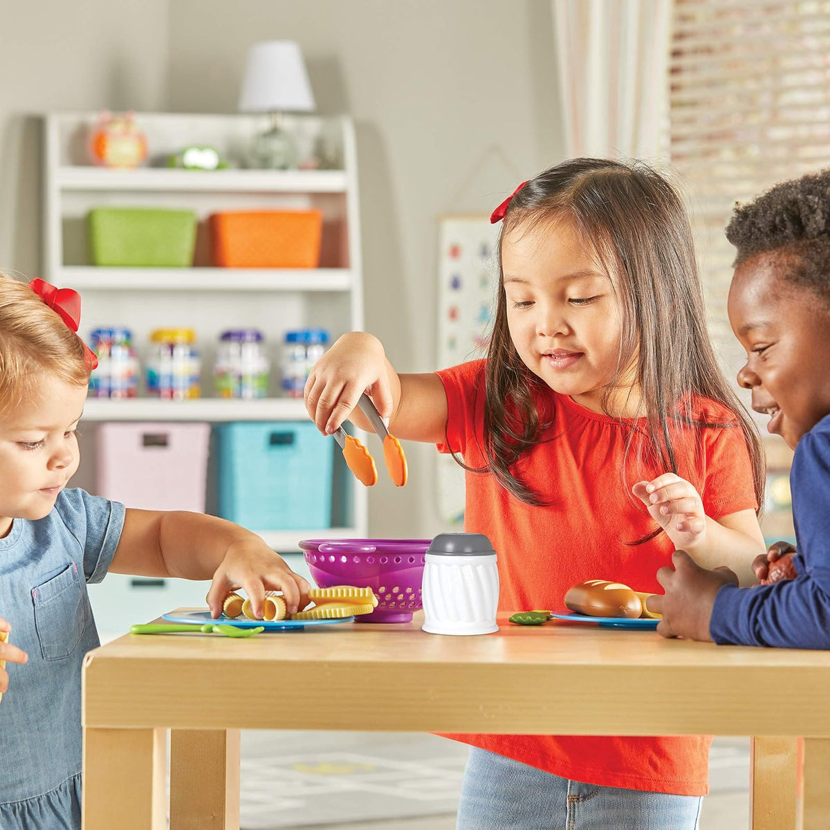 Learning Resources New Sprouts Pasta Time, 20 Piezas, 2 años +, Juegos de Imitacion, Alimentos de Juguete, Comida de Juguete para niños, Juegos de Cocina de Juguete,mercadito de Juguete