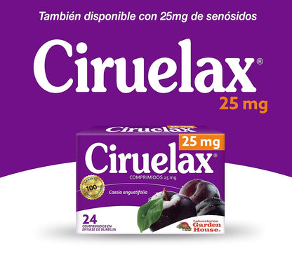 Ciruelax Laxante De Origen Natural Con 50 Comprimidos