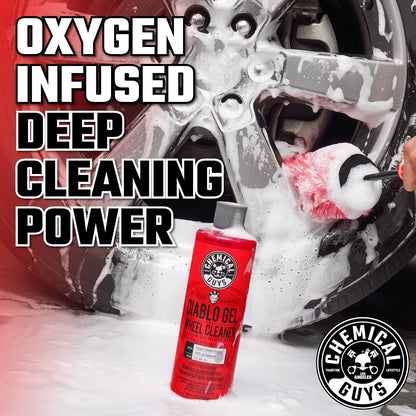 Chemical Guys Diablo Limpiador Concentrado en Gel para Ruedas CLD_997_16SW, 473 ml, Rojo