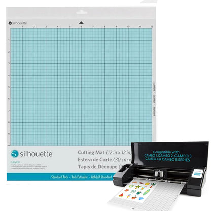 Silhouette - Tapete de corte de repuesto CUT-MAT-12-3T Cameo