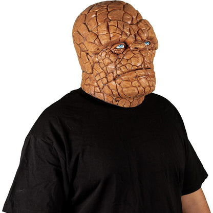 REV Máscara Latex La Mole – Licencia Oficial Marvel - Disney, Diseño Clasico Super Heroe Los 4 Fantasticos Ideal para Halloween, Cosplay o Colección – Máscara Completa para Adulto