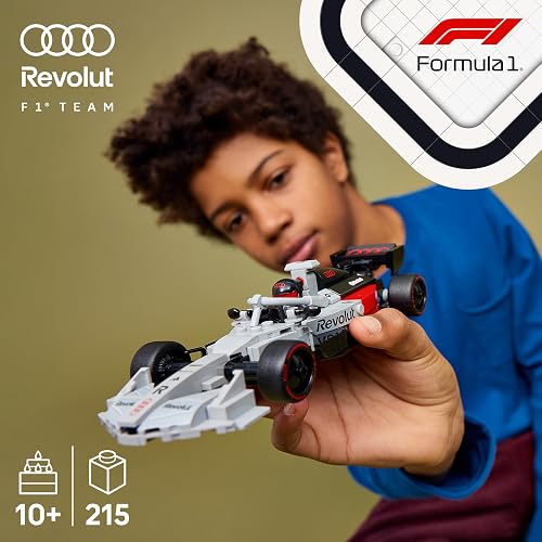 LEGO Speed Champions Auto de Carreras Audi Revolut F1 Team R26 – Set de Construcción para Niños a Partir de 10 Años – Carrocería Realista y 1 Minifigura de un Piloto – 77259