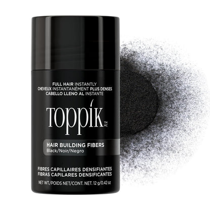 Toppik Fibras de Construcción de Cabello - Black - 12 g (Paquete de 1)