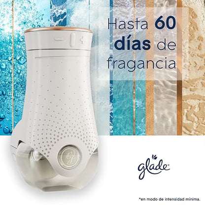 Glade Aromatizante para Hogar Eléctrico Paraíso Azul, 5 Repuestos 21 ml