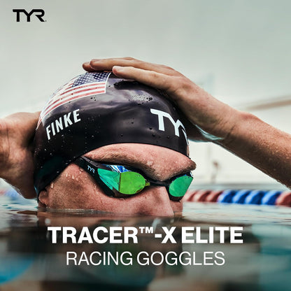 TYR Tracer-X Elite Racing Swim Goggles