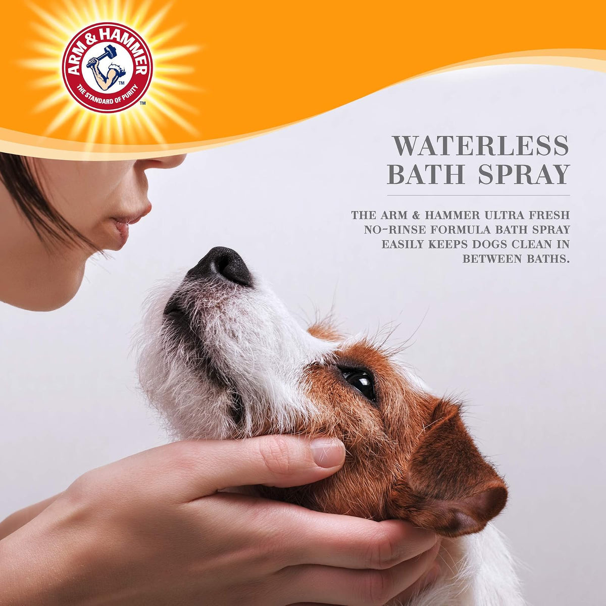 Arm & Hammer para Mascotas Ba?o en Seco Ultra Fresh en Aroma Jazm?n Blanco | Champ? y Desodorante para Perros
