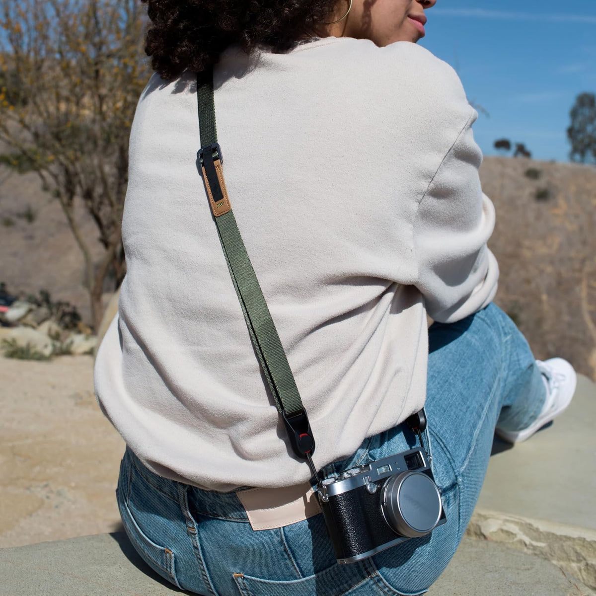 Peak Design Leash Kameragurt für Systemkameras und kleinere DSLRs Salbeigrün (L-SG-3)