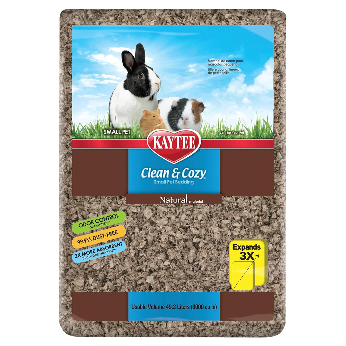 Kaytee Clean & Cozy Natural 49.2 L (3000Pul3)
