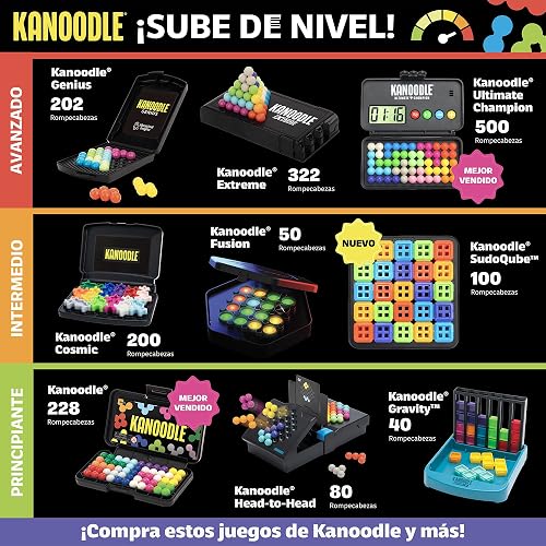 Educational Insights Kanoodle Ultimate Champion - Rompecabezas para Niños y Adultos, Juegos para Viajes